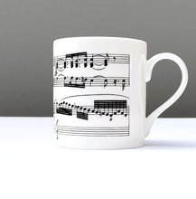 Load image into Gallery viewer, Bone China Mug with Beethoven&#39;s Sonata Pathétique Design