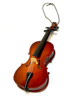 Load image into Gallery viewer, Christmas Ornaments - Strings: Violin; Cello; Bass; Harp; Guitars, Mandolin, Ukulele or Miniatures