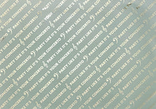 Load image into Gallery viewer, 'Party like it's your concerto' Gift Wrap