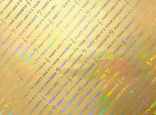 Load image into Gallery viewer, 'Party like it's your concerto' Gift Wrap