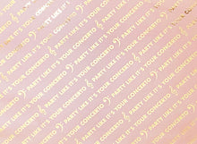 Load image into Gallery viewer, 'Party like it's your concerto' Gift Wrap