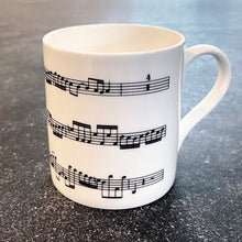 Load image into Gallery viewer, Bone China Mug with Telemann's Viola Concerto Design