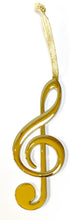 Load image into Gallery viewer, Christmas Ornaments - Treble Clef
