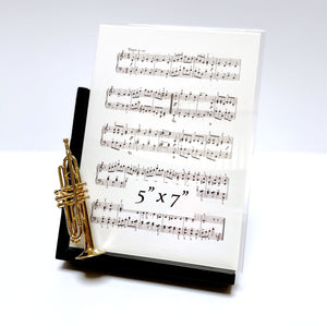 Trumpet Decorative 7"x5" Photo Frame