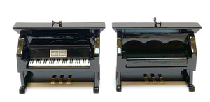 Piano Creative Gift Set:  Nanoblock Grand Piano and Upright Piano Ornament