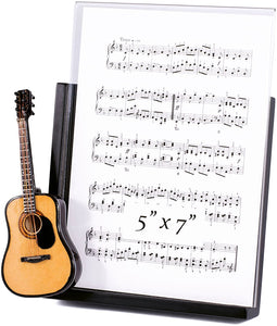 Acoustic Guitar Decorative 7"x5" Photo Frame