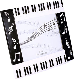 Piano Keyboard Decorative 7"x5" Photo Frame