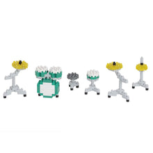 Load image into Gallery viewer, Nanoblock Green Drum Set - Musical Instruments Series