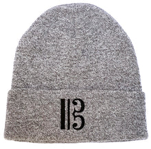 Load image into Gallery viewer, Alto Clef Beanie - Heather Grey with Black Embroidery - Music Beanie