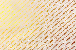 'Party like it's your concerto' Gift Wrap