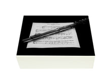 Load image into Gallery viewer, Flat Wooden A4 Flute Music File Box