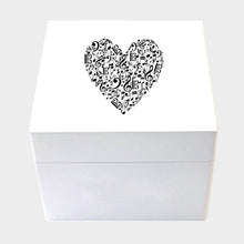 Load image into Gallery viewer, Music Heart Design Wooden Box in Small or Medium