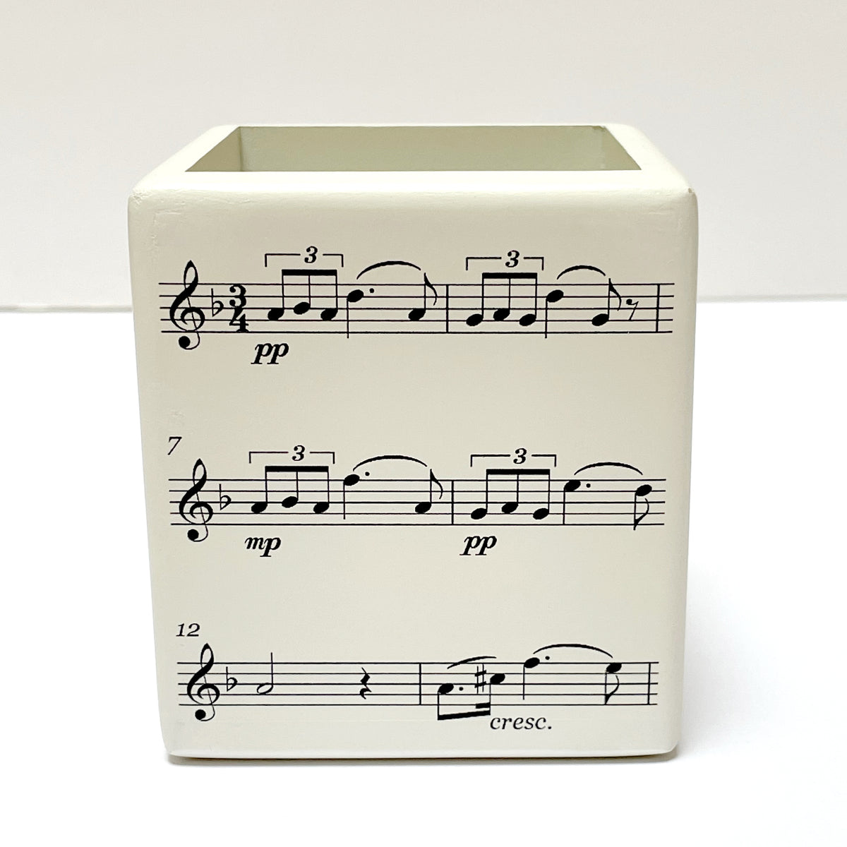 Wooden Pen / Pencil Pot - Manuscript Pattern – The Chord