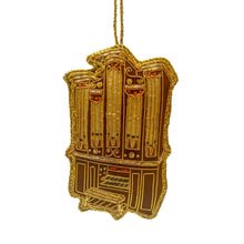 Load image into Gallery viewer, Pipe Organ unique embroidered Christmas decoration ornament
