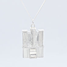 Load image into Gallery viewer, Silver Pipe Organ Necklace