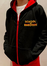 Load image into Gallery viewer, &#39;School of Baroque&#39; ® Contrast Zipped Varsity Hoodie