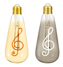 Load image into Gallery viewer, Treble Clef 4W Dimmable LED Bulb ®