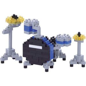 Nanoblock Blue Drum Set - Musical Instruments Series