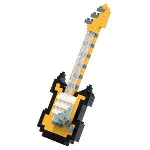 Nanoblock Black Electric Guitar - Musical Instruments Series