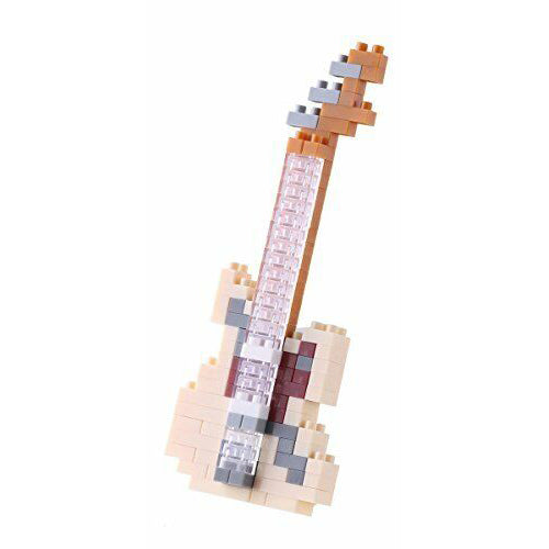 Nanoblock Ivory Electric Guitar - Musical Instruments Series