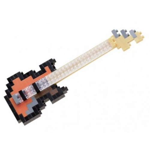 Nanoblock Electric Bass Guitar - Musical Instruments Series