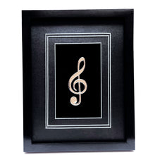 Load image into Gallery viewer, Treble Clef Magnet in Gold or Silver